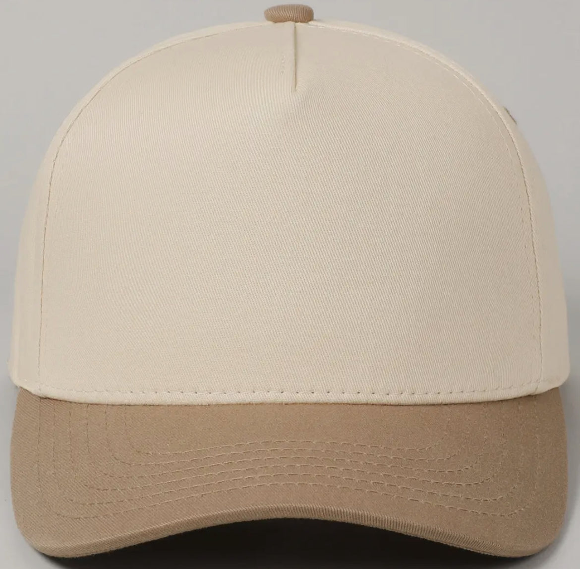 C.C. Two tone canvas trucker hat