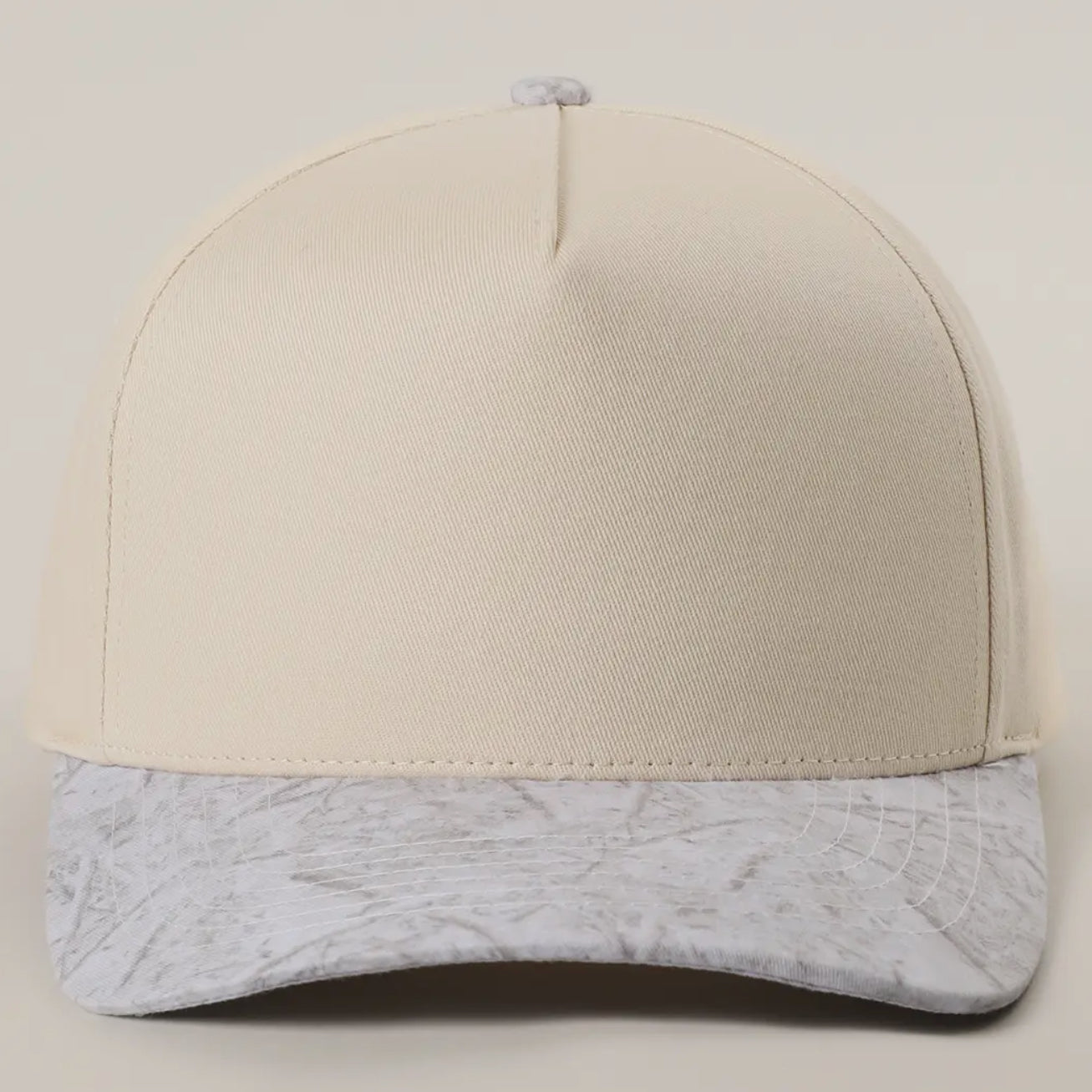 C.C. Two tone canvas trucker hat