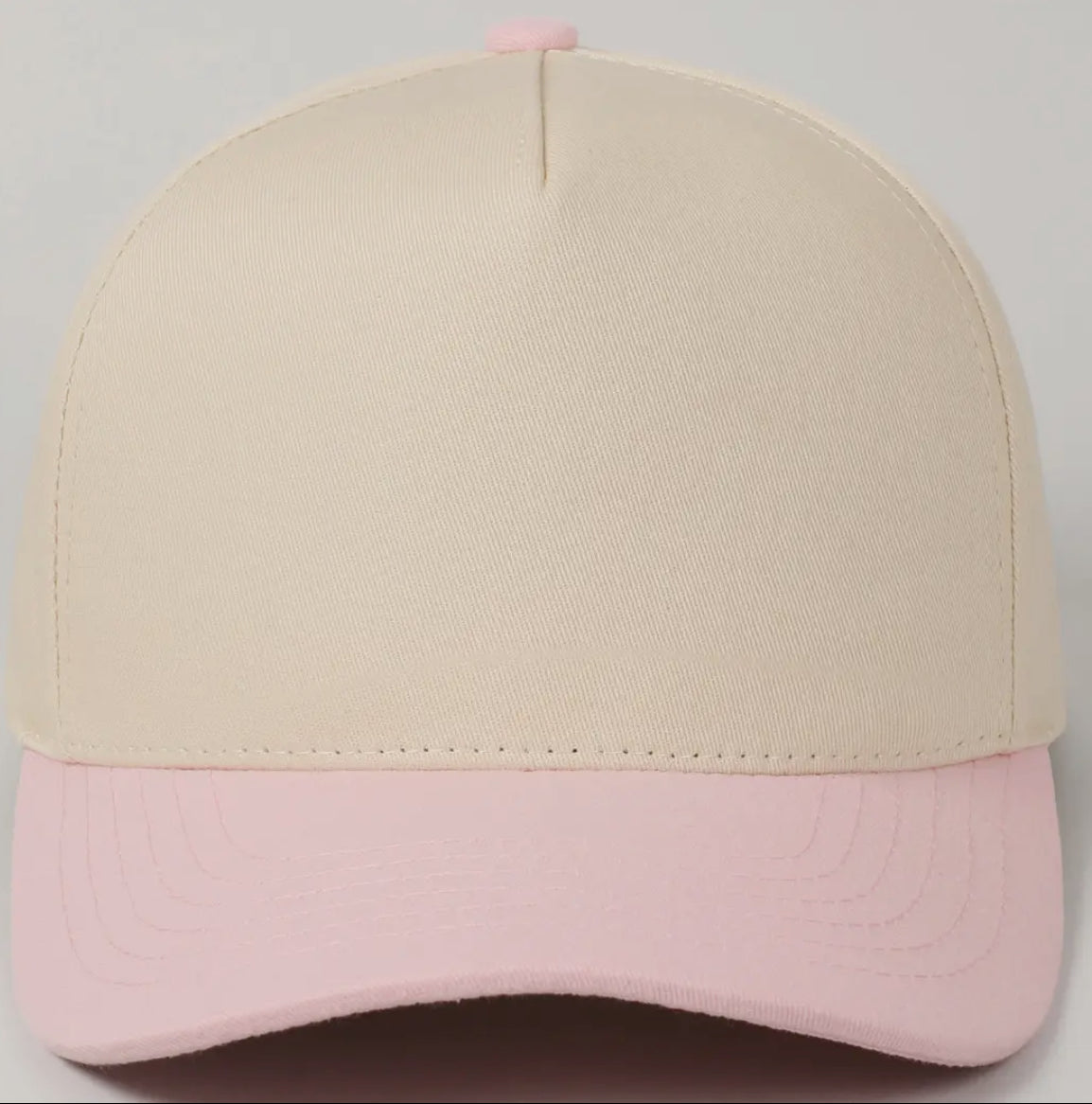 C.C. Two tone canvas trucker hat
