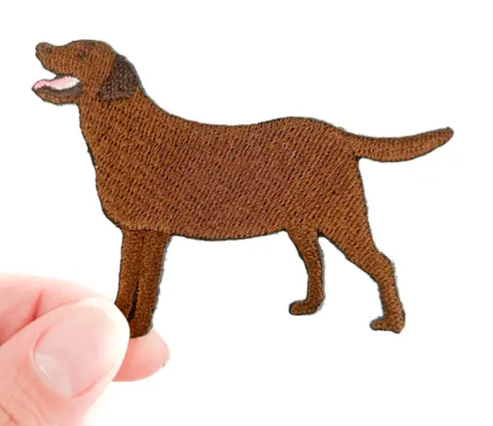 Brown Lab Patch