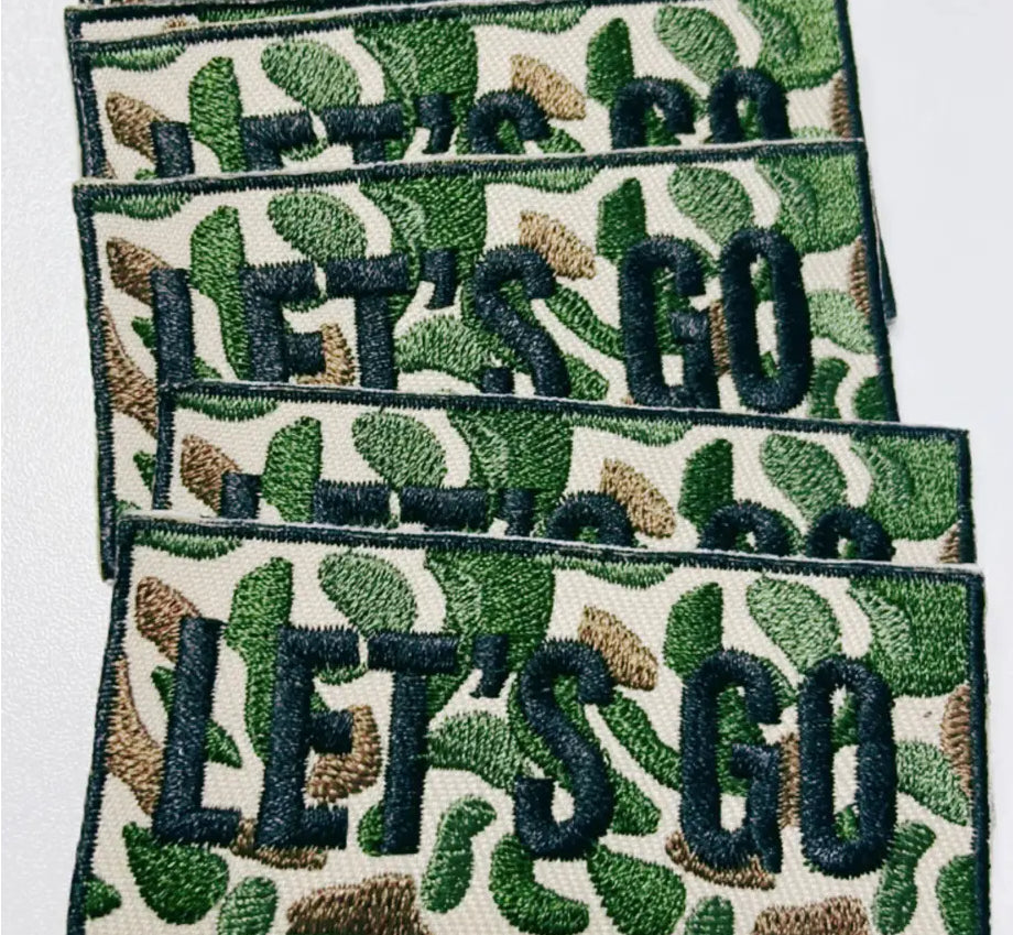 Camo Let’s Go Patch