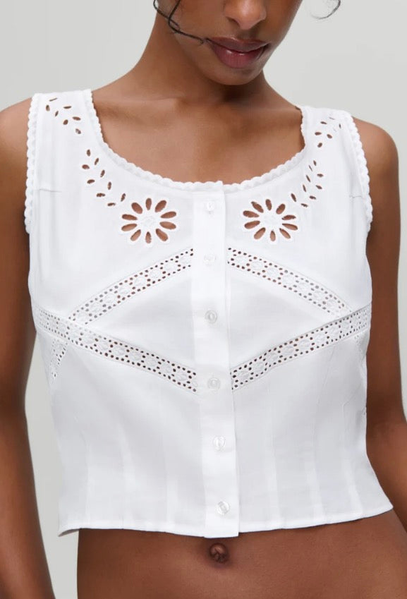 Ever Sleeveless Cotton Blouse