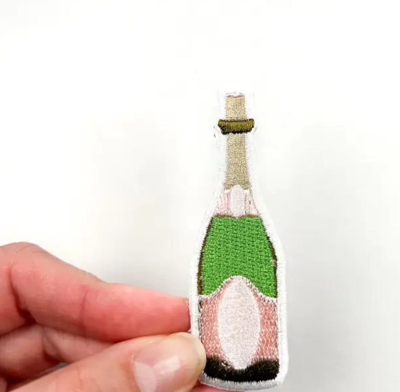 Champagne Bottle Patch