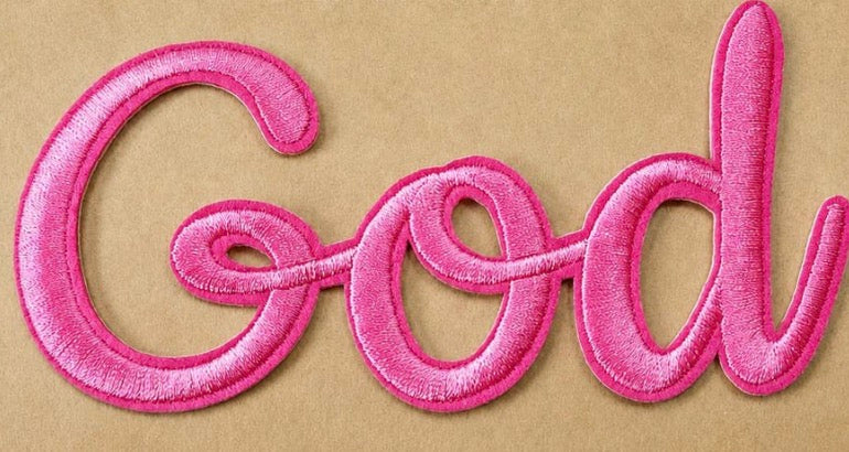 God Pink Patch