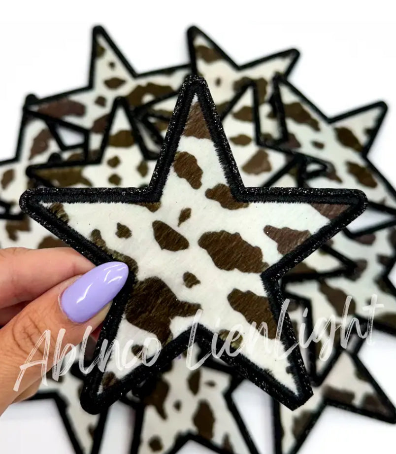 Cow Print Star