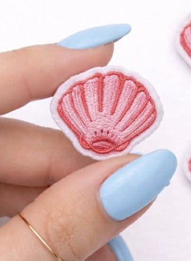 Extra Small Pink Shell Patch