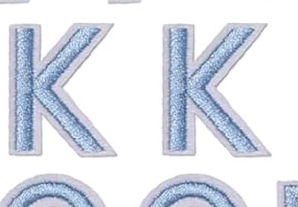 Varsity Letter K Patch