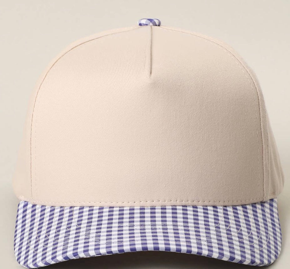 C.C. Two tone canvas trucker hat