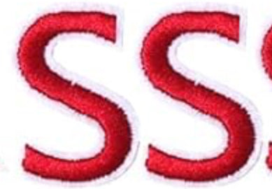 Varsity Letter S Patch