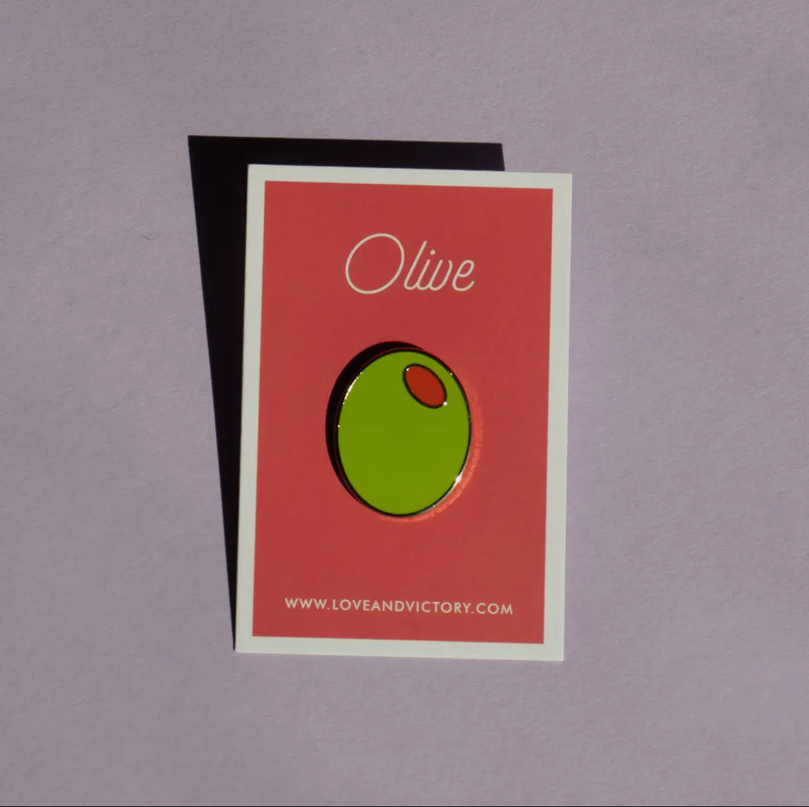 Green olive pin