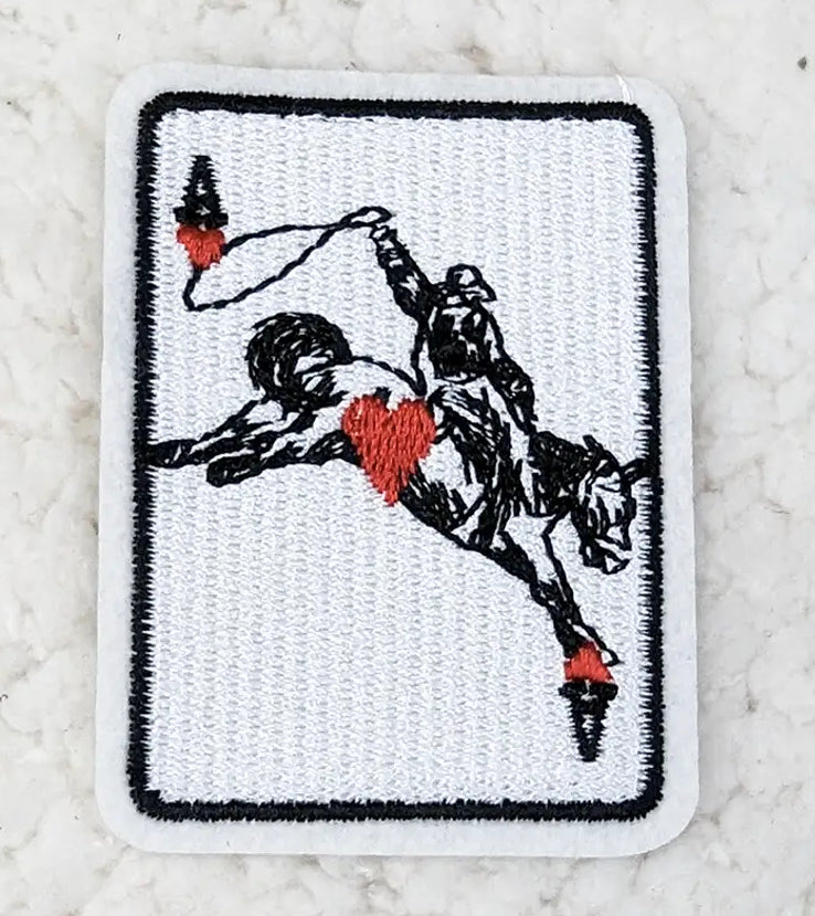 Bronco Rider Ace Patch