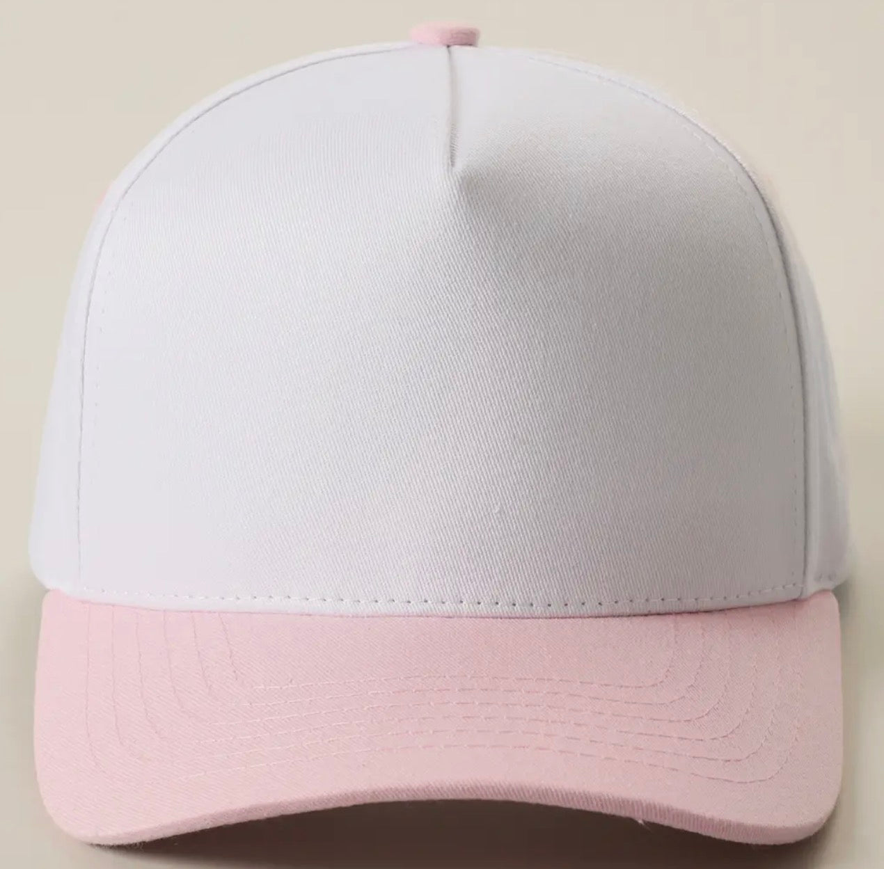 C.C. Two tone canvas trucker hat