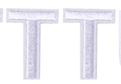 Varsity Letter T Patch