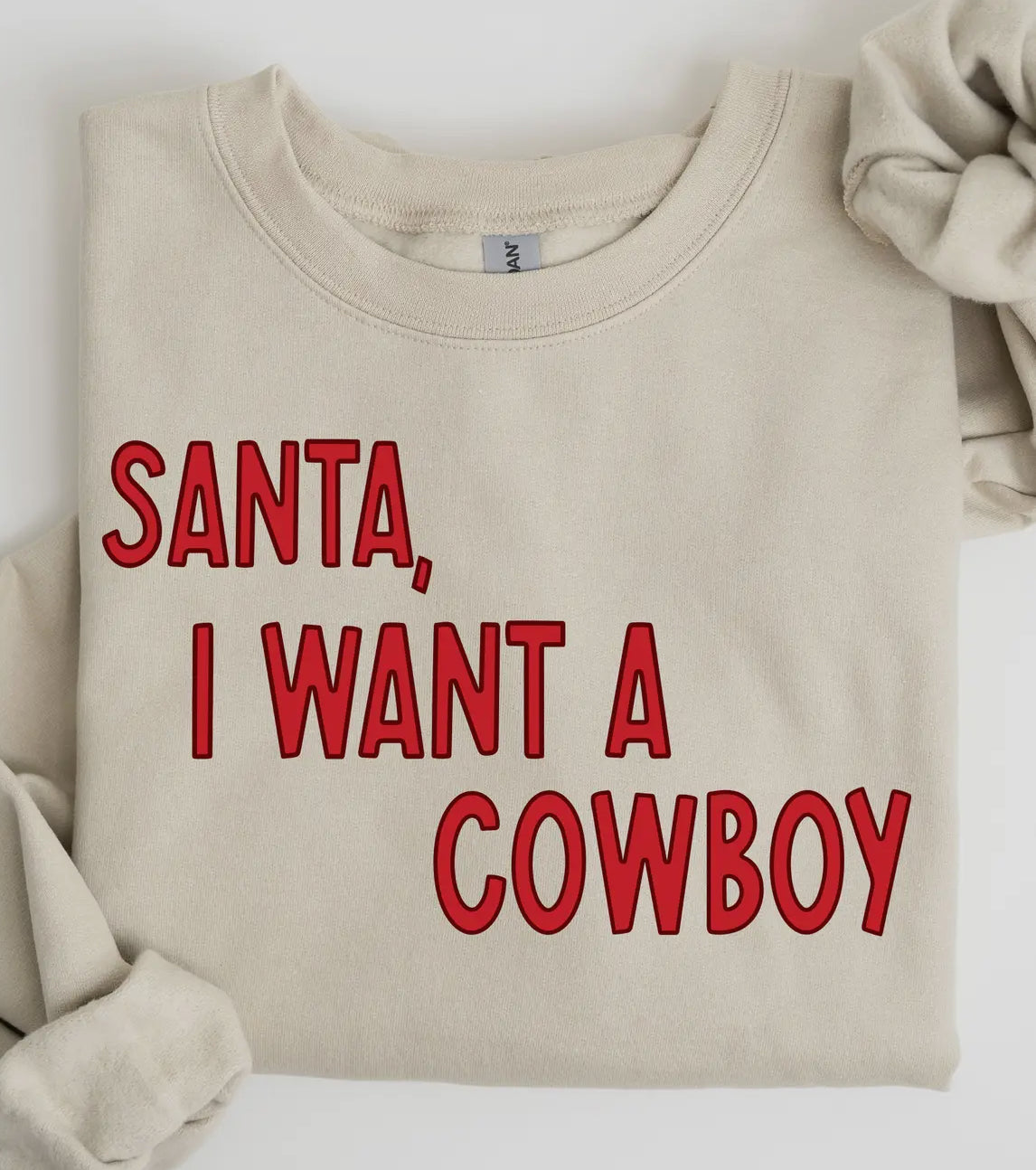 Santa, I want a Cowboy