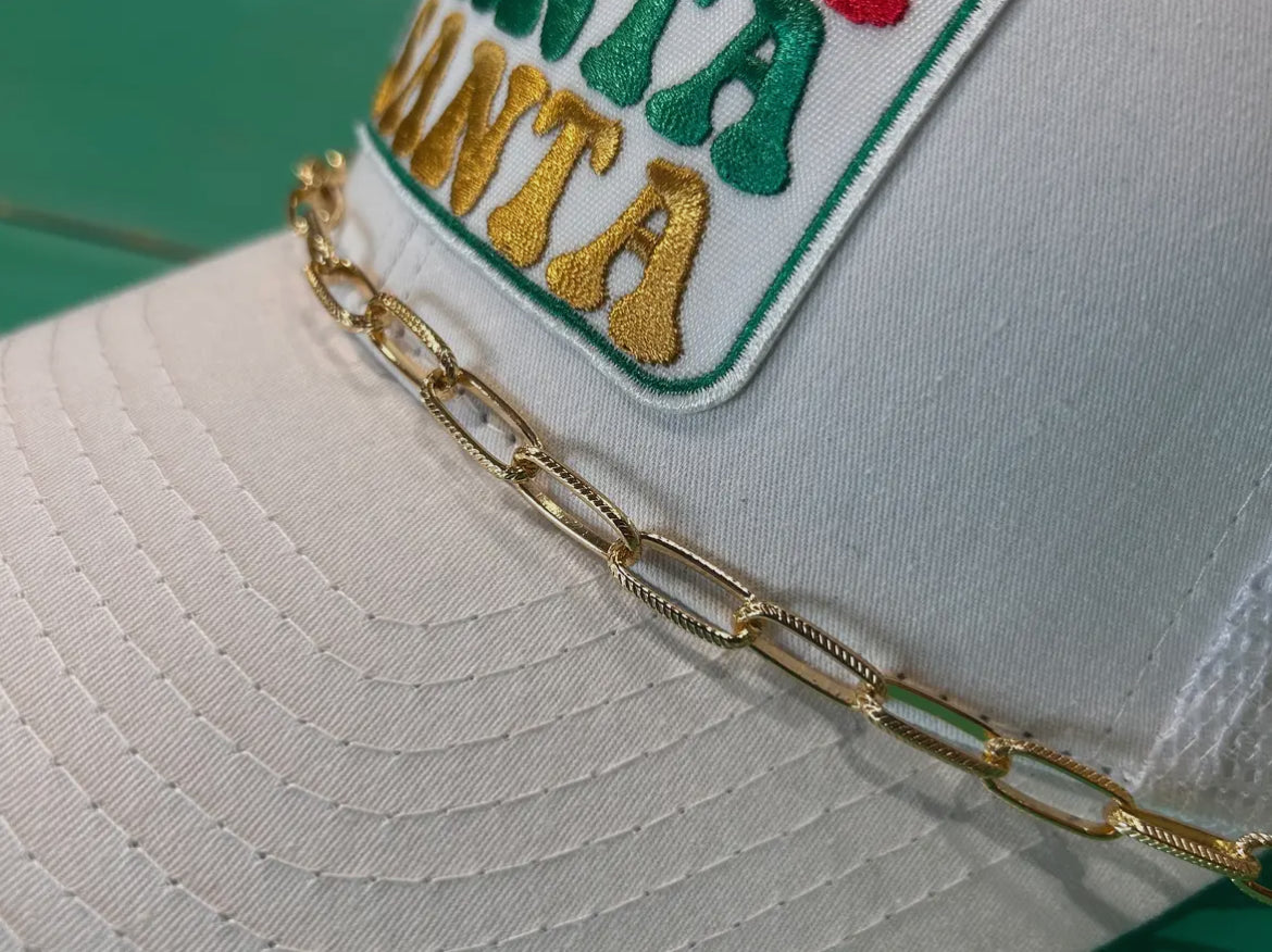 Large Paperclip hat chain