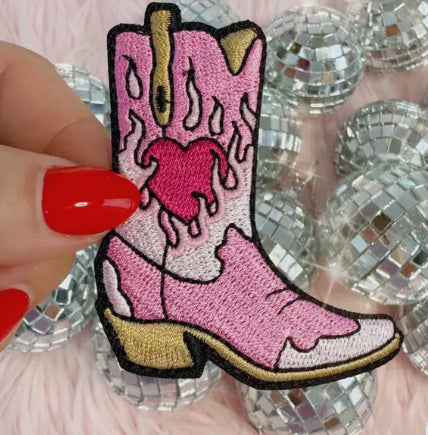 Pink Boot Patch