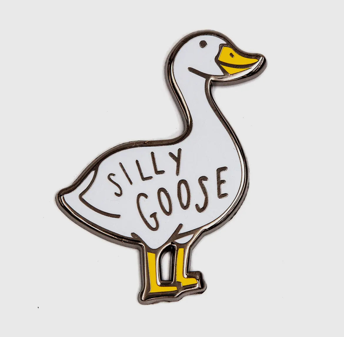 Silly goose pin