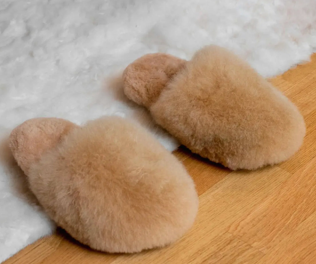 Alpaca Fur Slippers