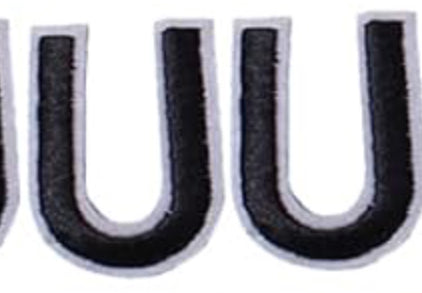 Varsity Letter U Patch