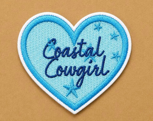 Coastal Cowgirl Heart Patch