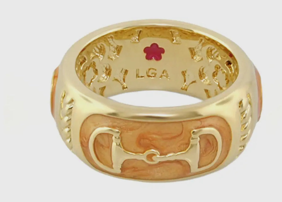 Equestrian Stirrup Ring