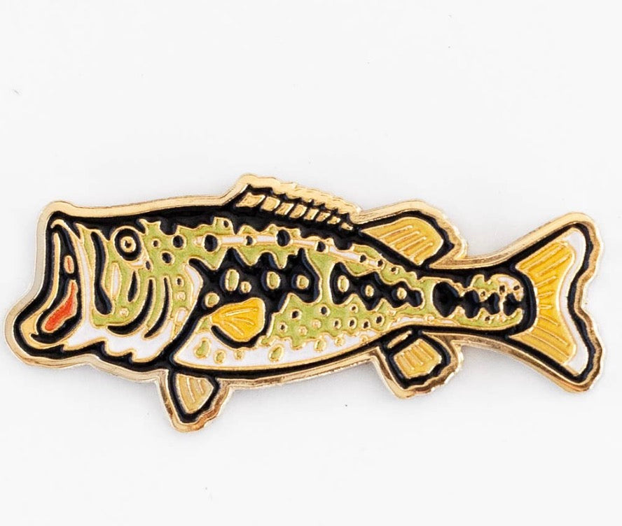 Bass Fish Pin