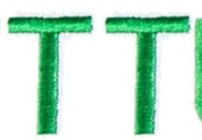 Varsity Letter T Patch