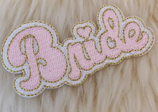 Light Pink Bride Patch