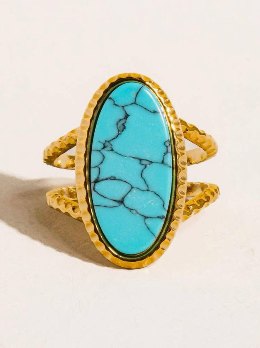 Turquoise Ashwin Ring