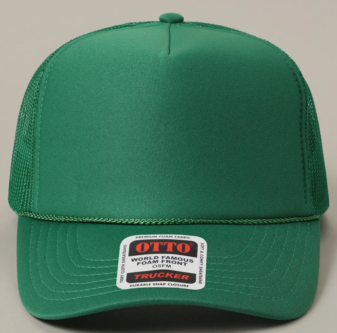 Otto Solid Foam Mesh trucker hat
