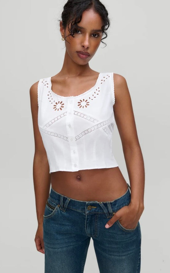 Ever Sleeveless Cotton Blouse