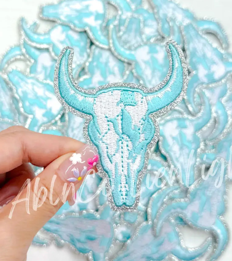 Blue Skull Patch