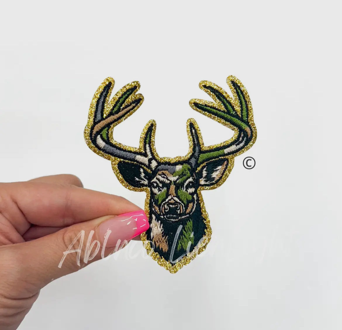 Camo deer head