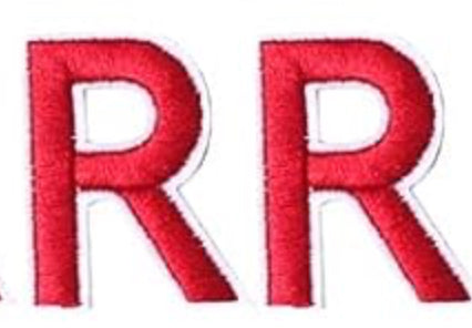 Varsity Letter R Patch