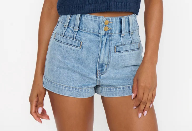Pacifica Shorts in Indigo Blue