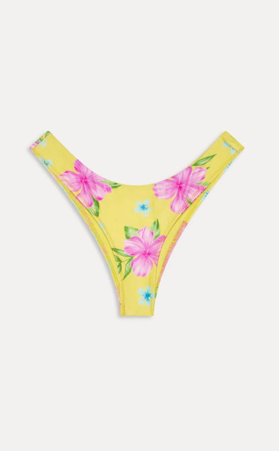 Katerina Satin Bottom in Hibiscus Lemonade