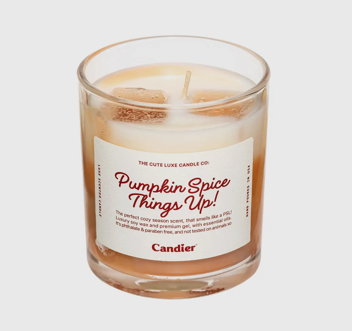 Pumpkin spice things up candle