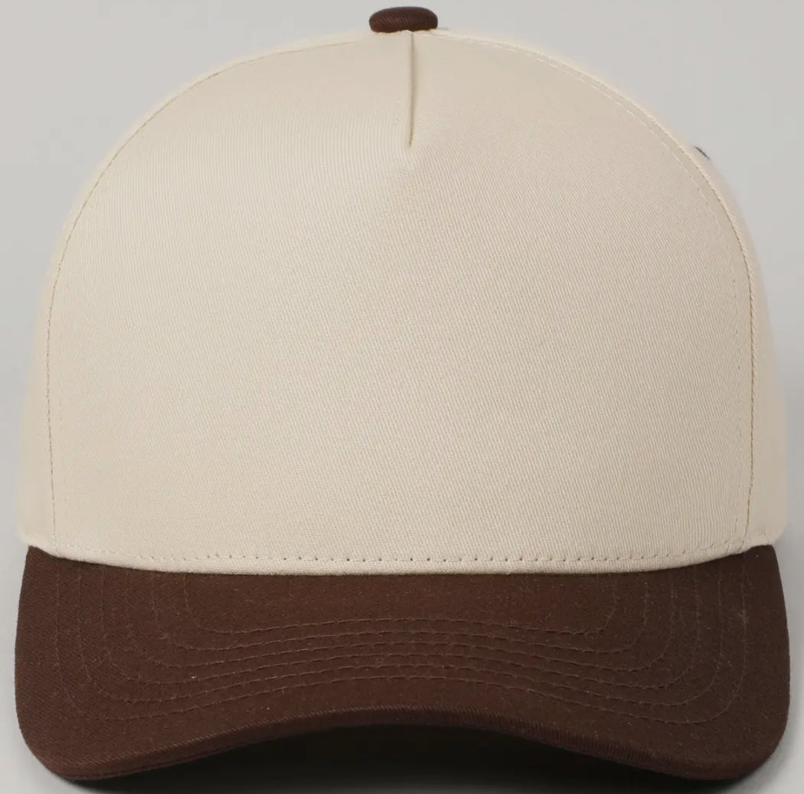 C.C. Two tone canvas trucker hat