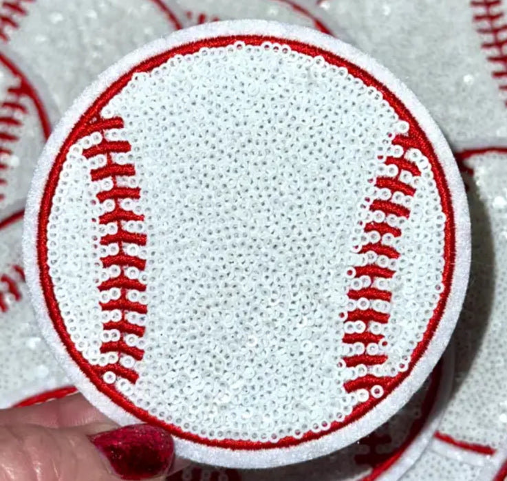 Sequin Baseball Patch
