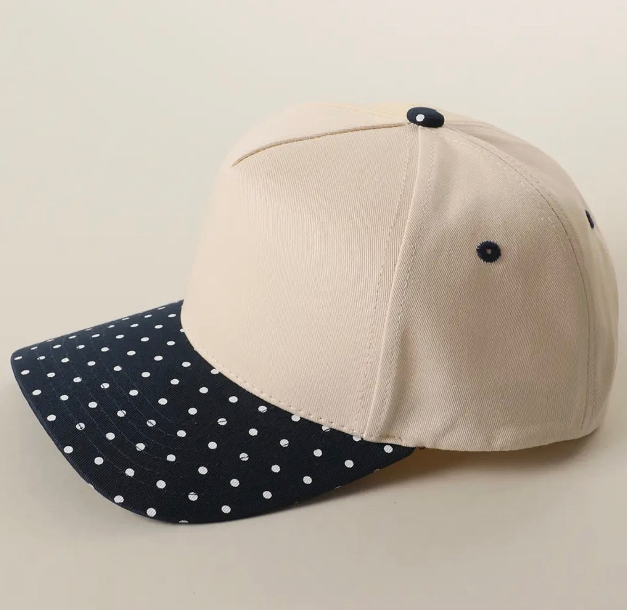 C.C. Two tone canvas trucker hat