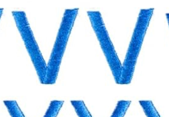 Varsity Letter V Patch