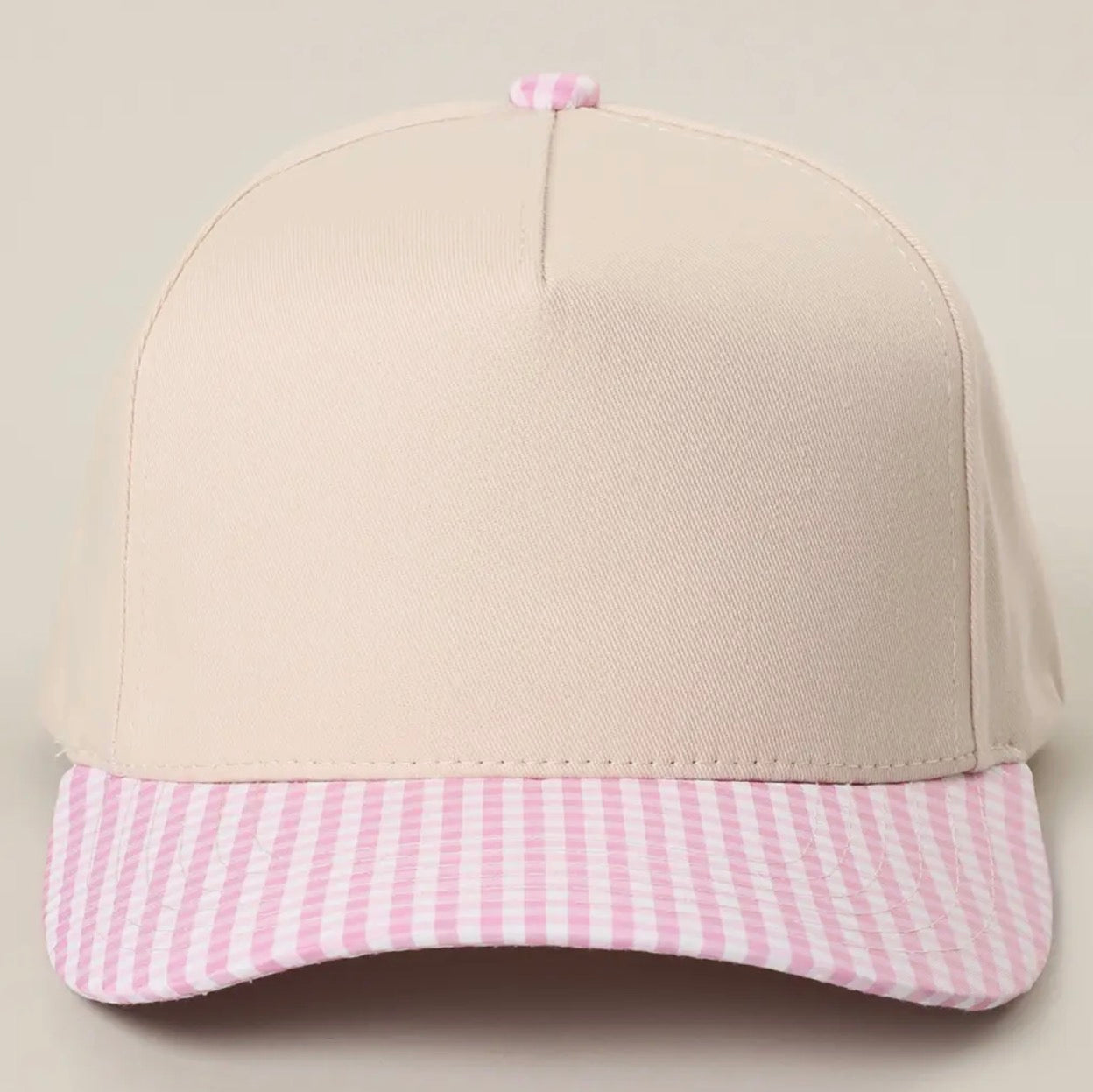 C.C. Two tone canvas trucker hat