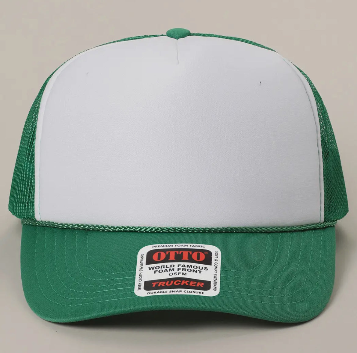Otto Two tone foam trucker hat