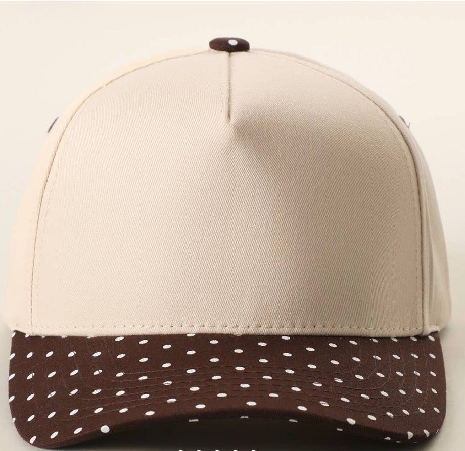 C.C. Two tone canvas trucker hat
