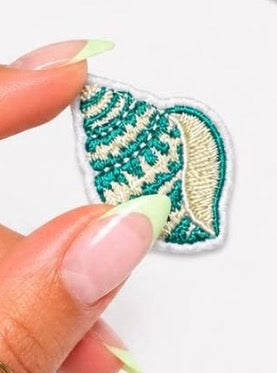 Extra Small Blue Shell Patch