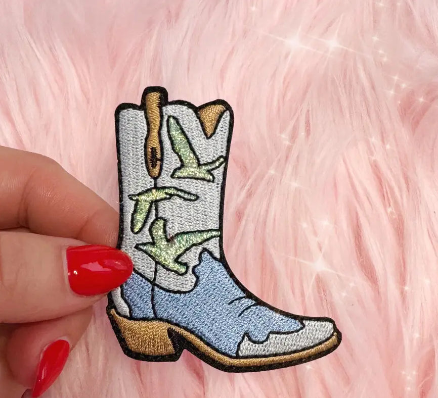 Blue Boot Patch