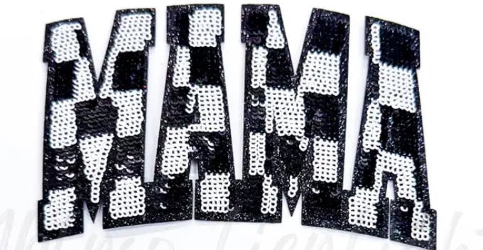 Mama Checkered Patch