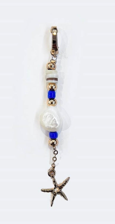 Starfish Blue Bead Bikini Charm