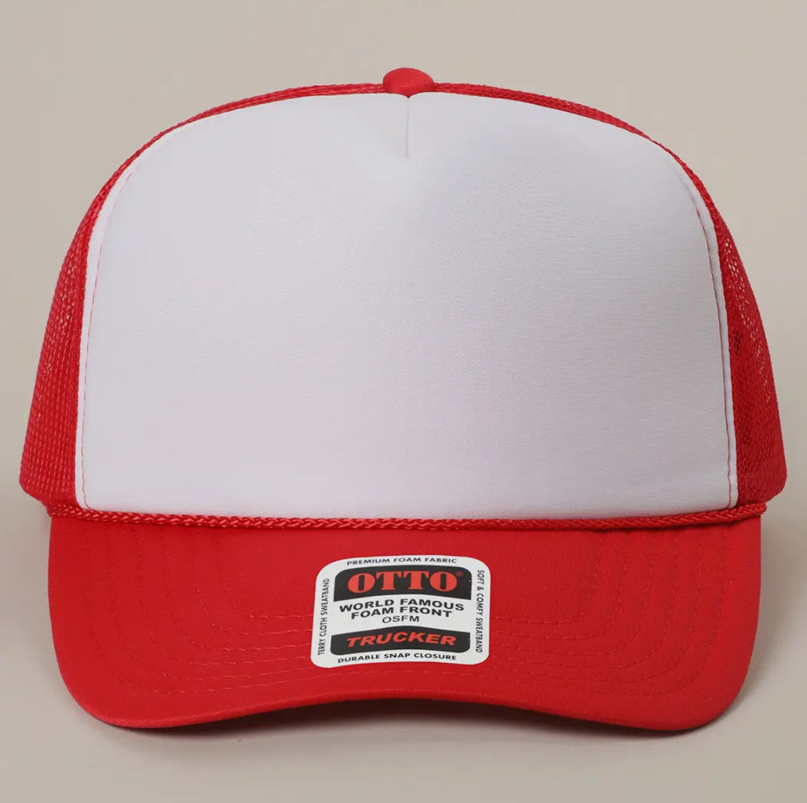 Otto Two tone foam trucker hat