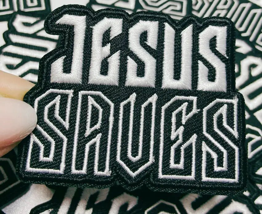 Jesus Saves Patch